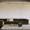 FLAKE couch: element right divan, royal velvet, olive - Image 4