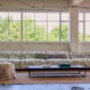 FLAKE couch: element middle 1,5-seat, cotton, posy - Image 5