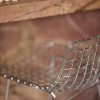 Metal wire bar stool silver - Image 4