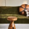 Wooden stool chestnut - Image 5