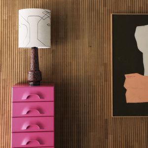 Printed faces lamp shade L - Image 3