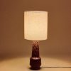 Cylinder lamp shade natural linen (30x30cm) - Image 5
