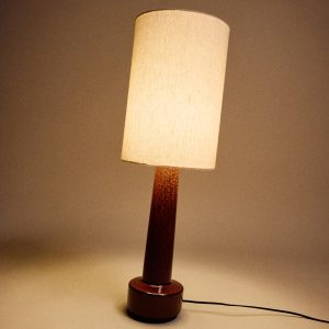 Alternative view of Cylinder lamp shade natural linen (24,5x24,5cm)