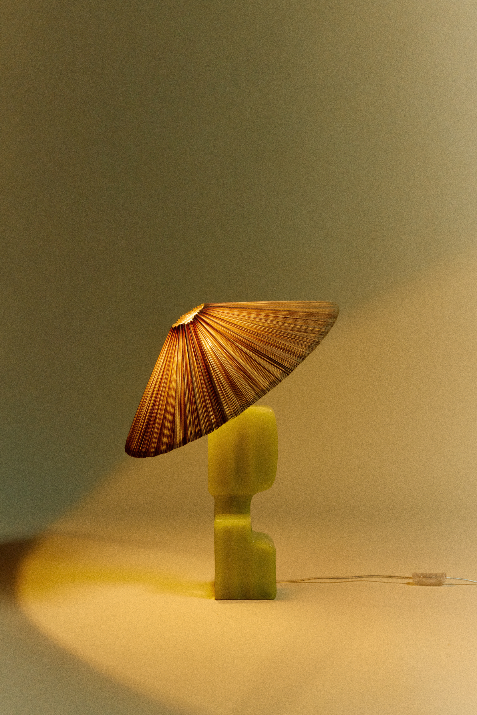 Column table lamp base, lime - Image 5