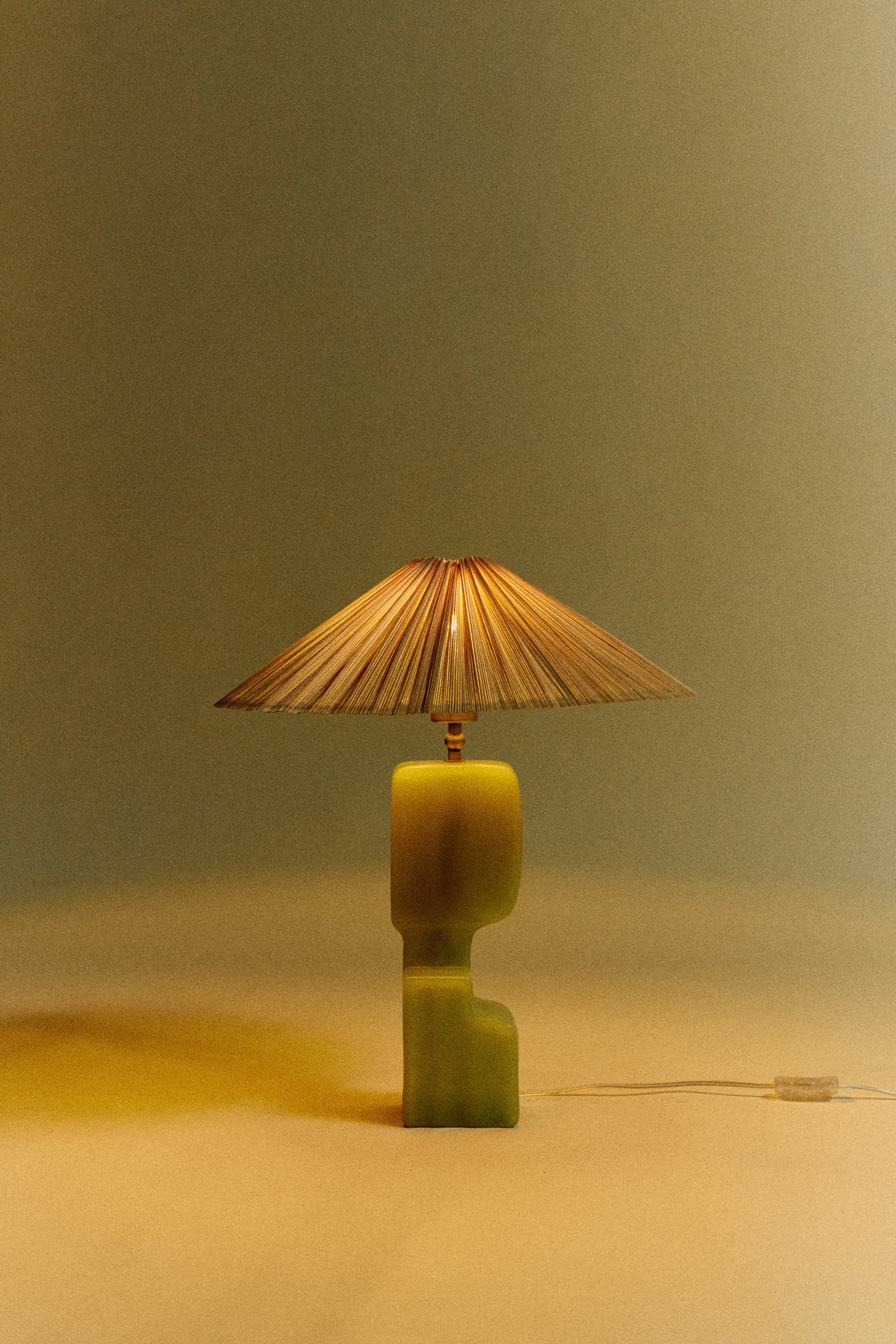 Plisse lamp shade, ivory - Image 4