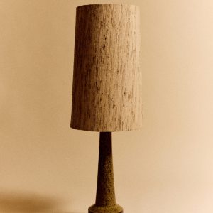 Cone lamp shade silk natural (36x36cm) - Image 3