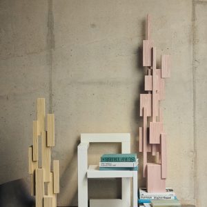 Skyscraper sculpture, soft pink - Image 4