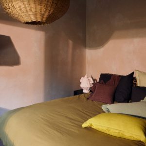 Linen cushion, lemongrass (50x30cm) - Image 5