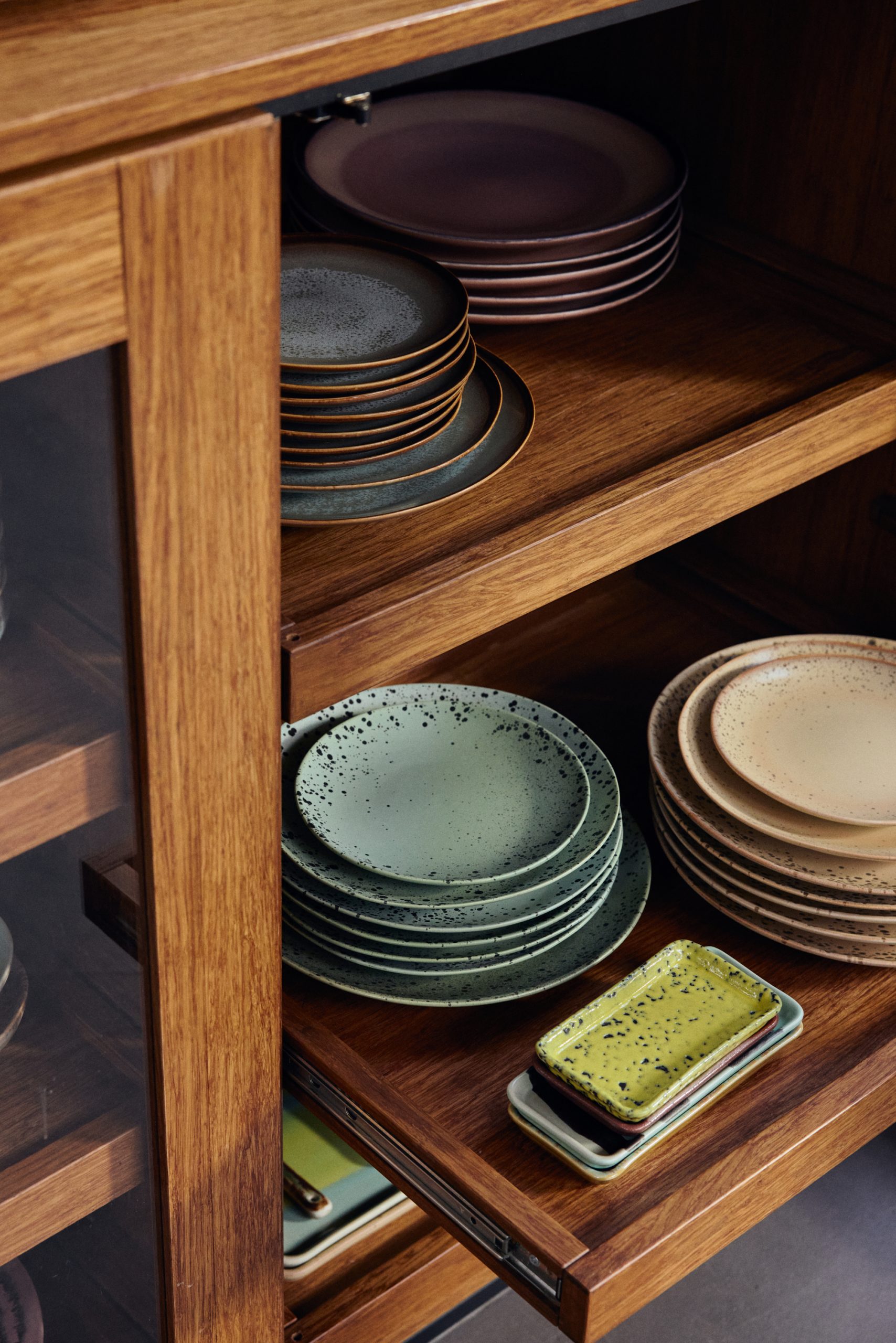 70s ceramics: side plates, fleck (set of 2) - Image 5