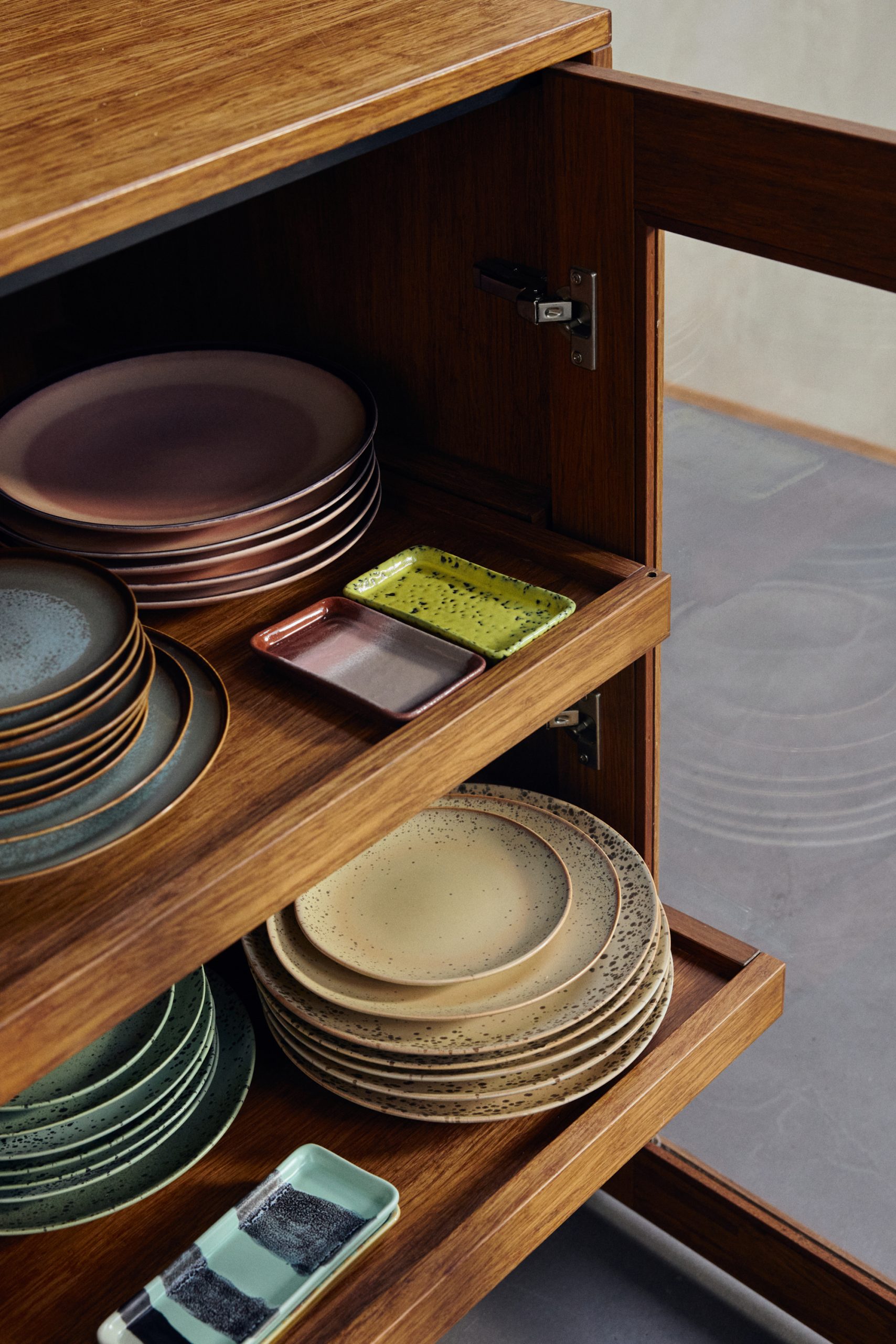 70s ceramics: side plates, grit (set of 2) - Image 3