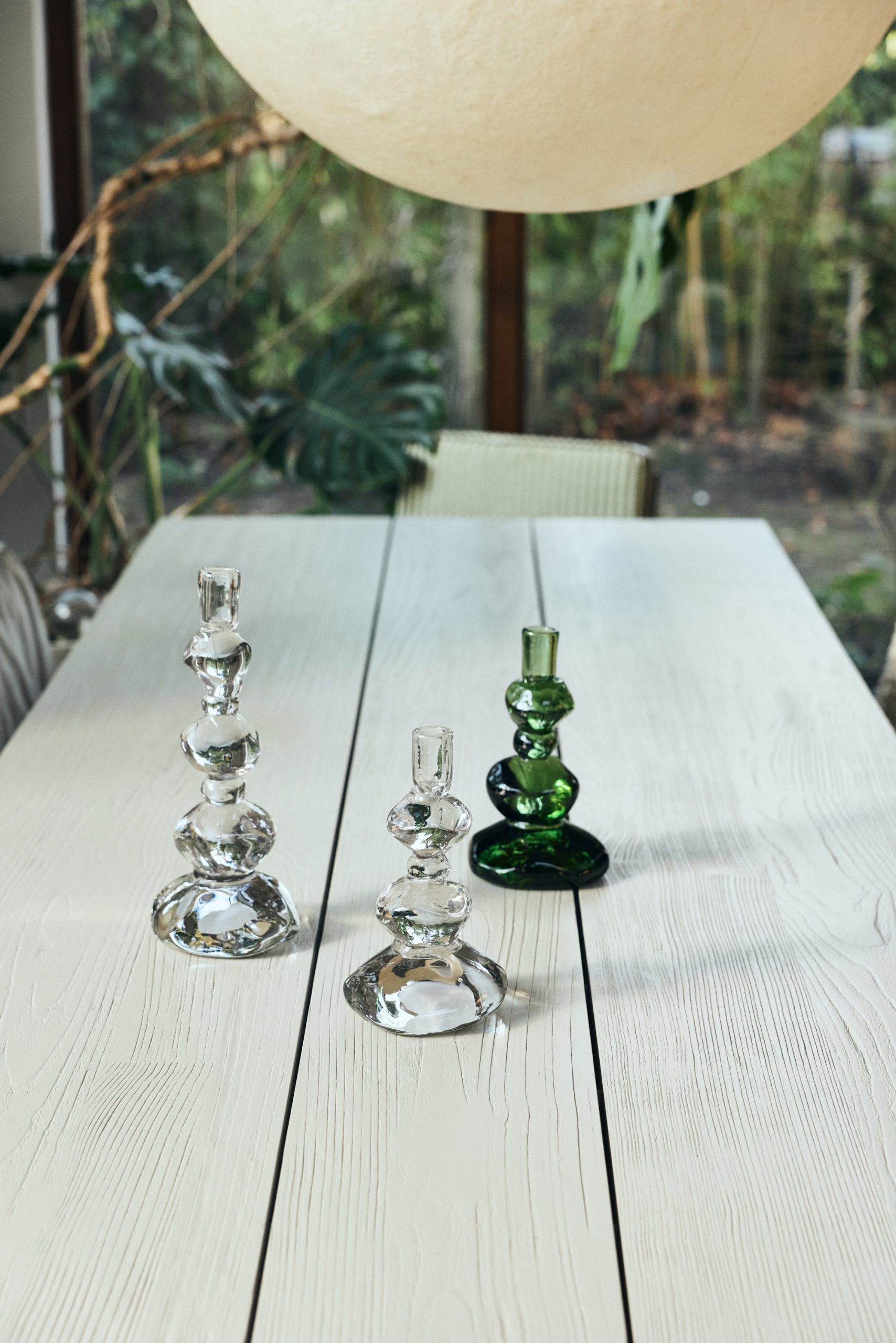 Nienke Sikkema for HKLIVING: candle holder large, crystal - Image 4