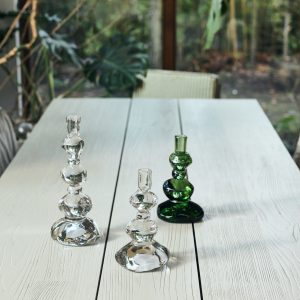 Nienke Sikkema for HKLIVING: candle holder medium, emerald - Image 4