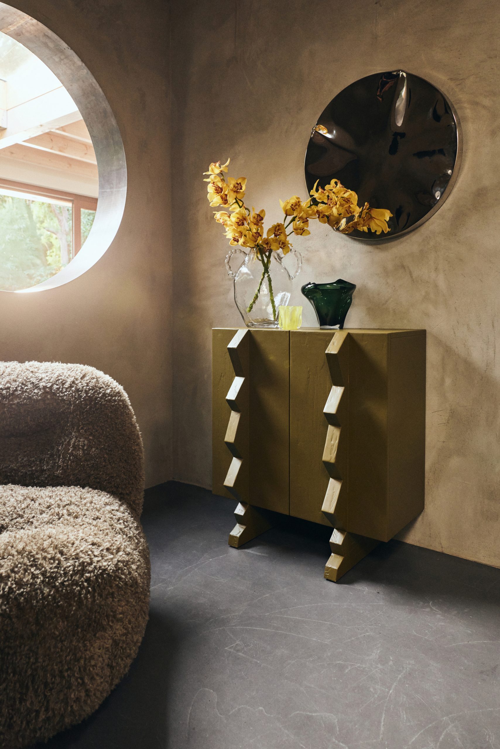 Forma cupboard, olive green - Image 5