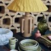 Robust table lamp base, clay - Image 4