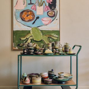 Framed artwork, still life (105x130cm) - Image 4