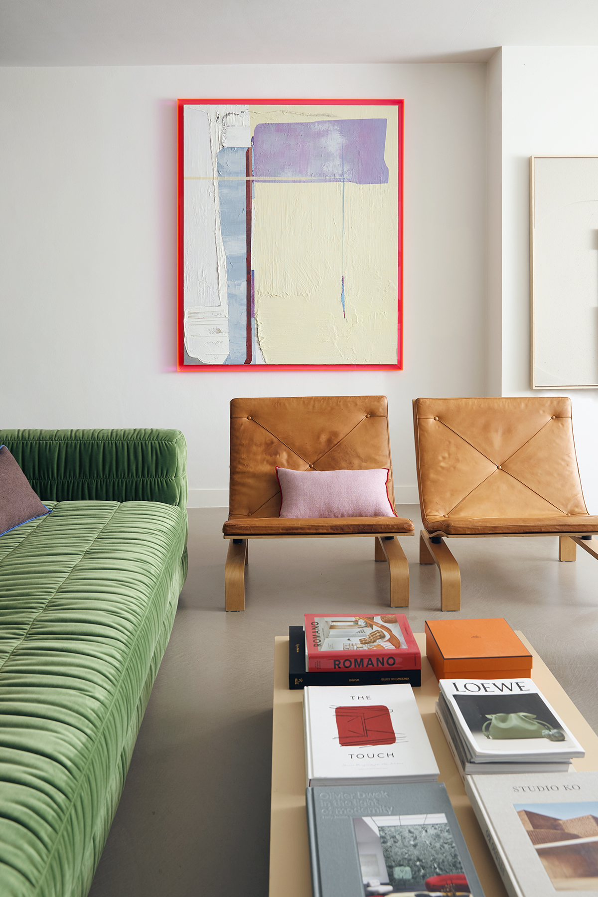 Framed artwork days in the city (127x152cm) - Image 5