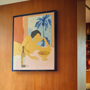 Framed artwork catch my drift (107x127cm) - Image 5