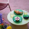 Earthenware side table XL, green - Image 4