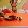 Chef ceramics: side plate, burned orange - Image 5