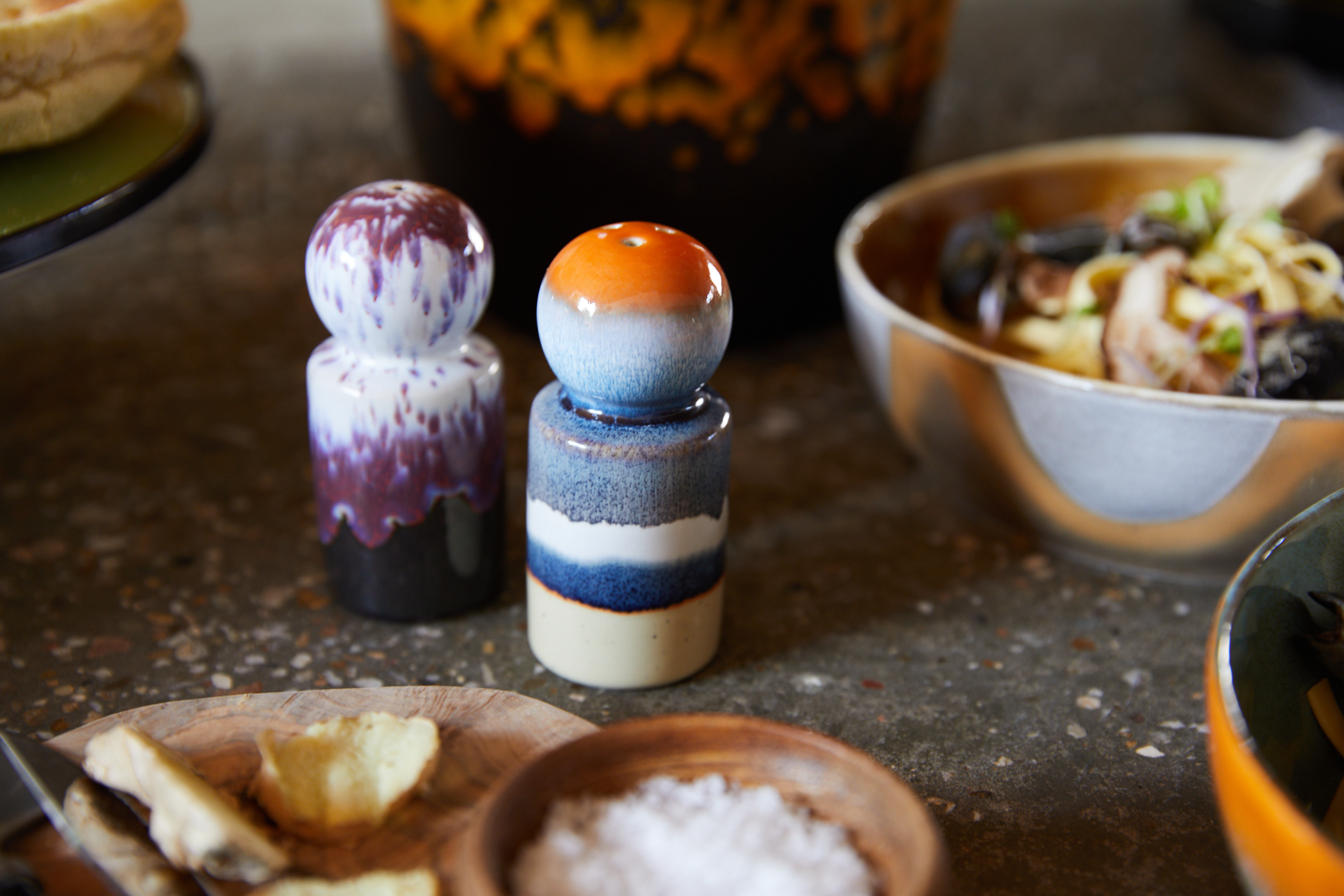 70s ceramics: pepper & salt jar, stargaze - Image 4