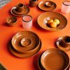 Chef ceramics: deep plate L, burned orange - Image 4