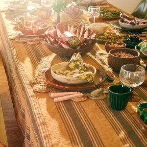 Cotton napkins mediterranean olive (set of 2) - Image 5