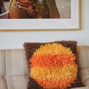 Fluffy cushion horizon (55x55cm) - Image 5