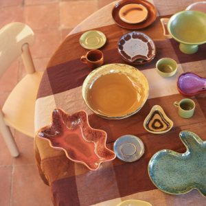Chef ceramics: cup and saucer, rustic blue - Image 5
