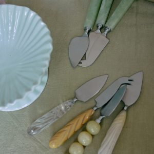 Alternative view of Cheese knives, lemon (set of 3)