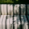 Outdoor sofa teak, chalkstripe - Image 5