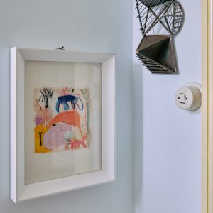 Abstract framed, scrawls (29,5x4,5x37,5cm) - Image 4