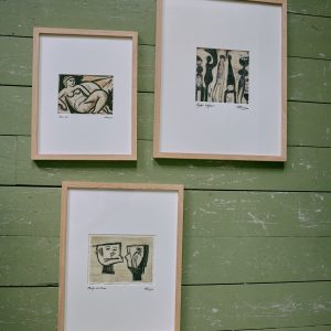 Framed artwork, suns out (29x37cm) - Image 3