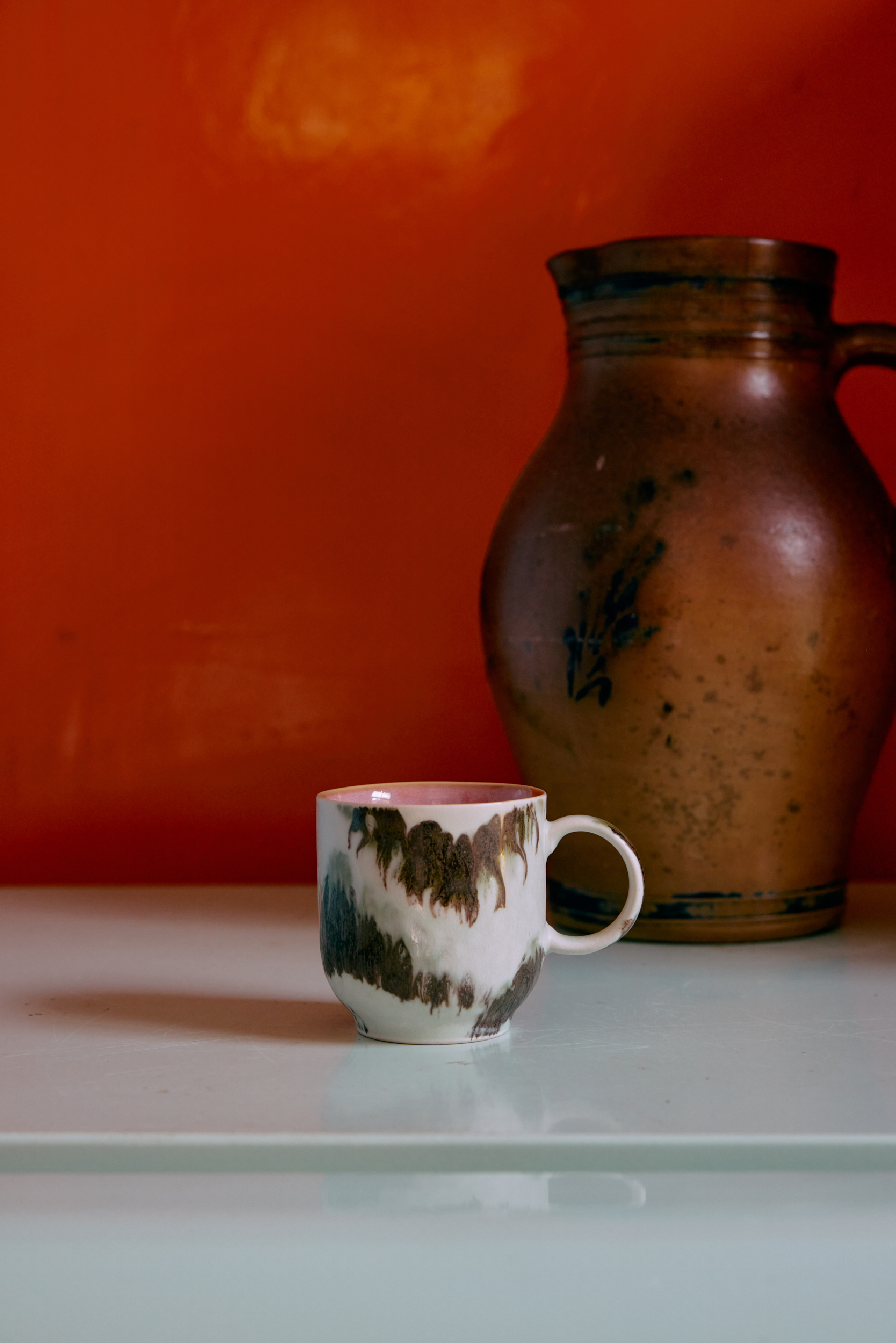 70s ceramics: café mug, tide - Image 3