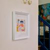 Abstract framed, scrawls (29,5x4,5x37,5cm) - Image 3