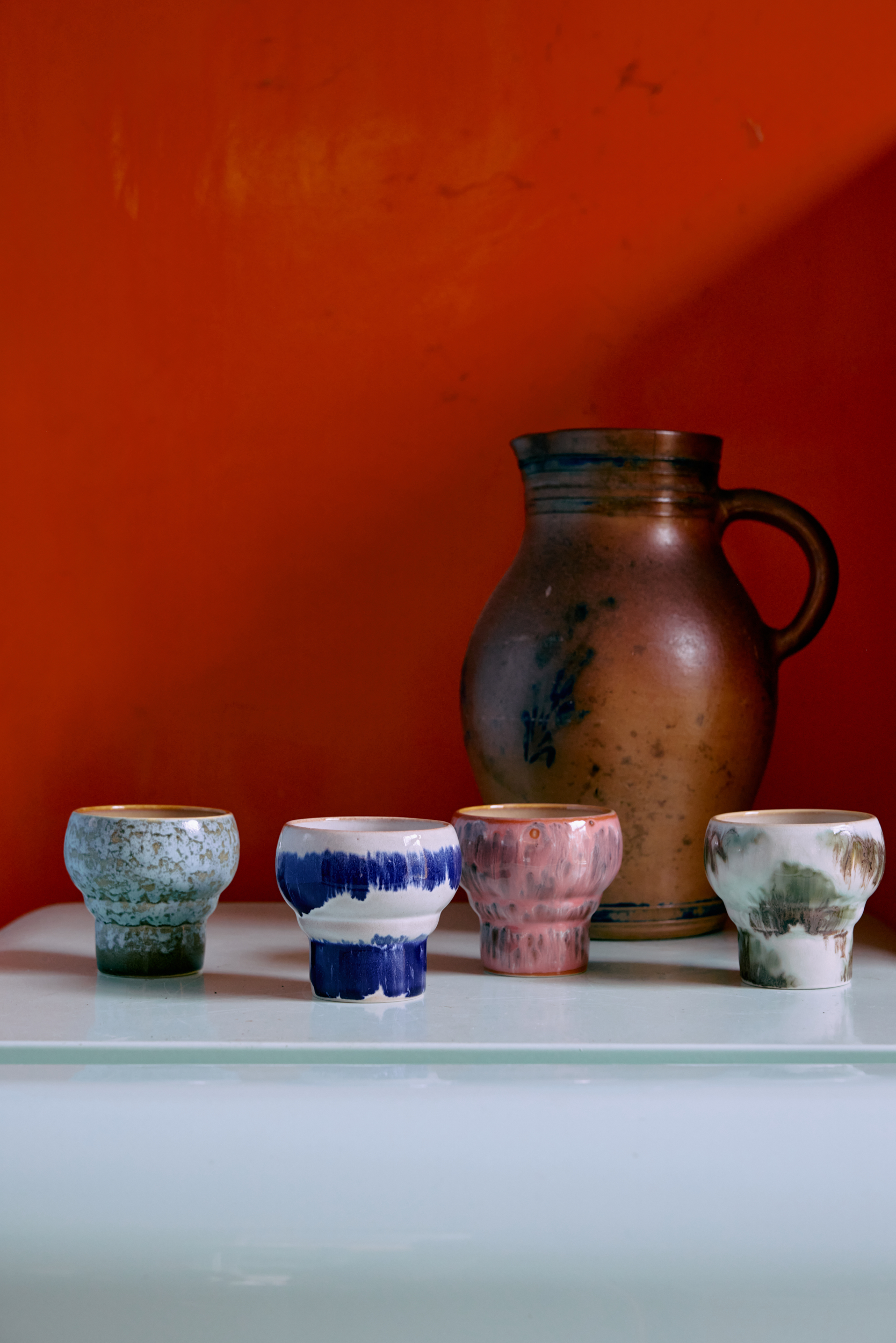 70s ceramics: lungo mugs, expression (set of 2) - Image 3