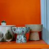 70s ceramics: tapas bowl on base S, patina - Image 5