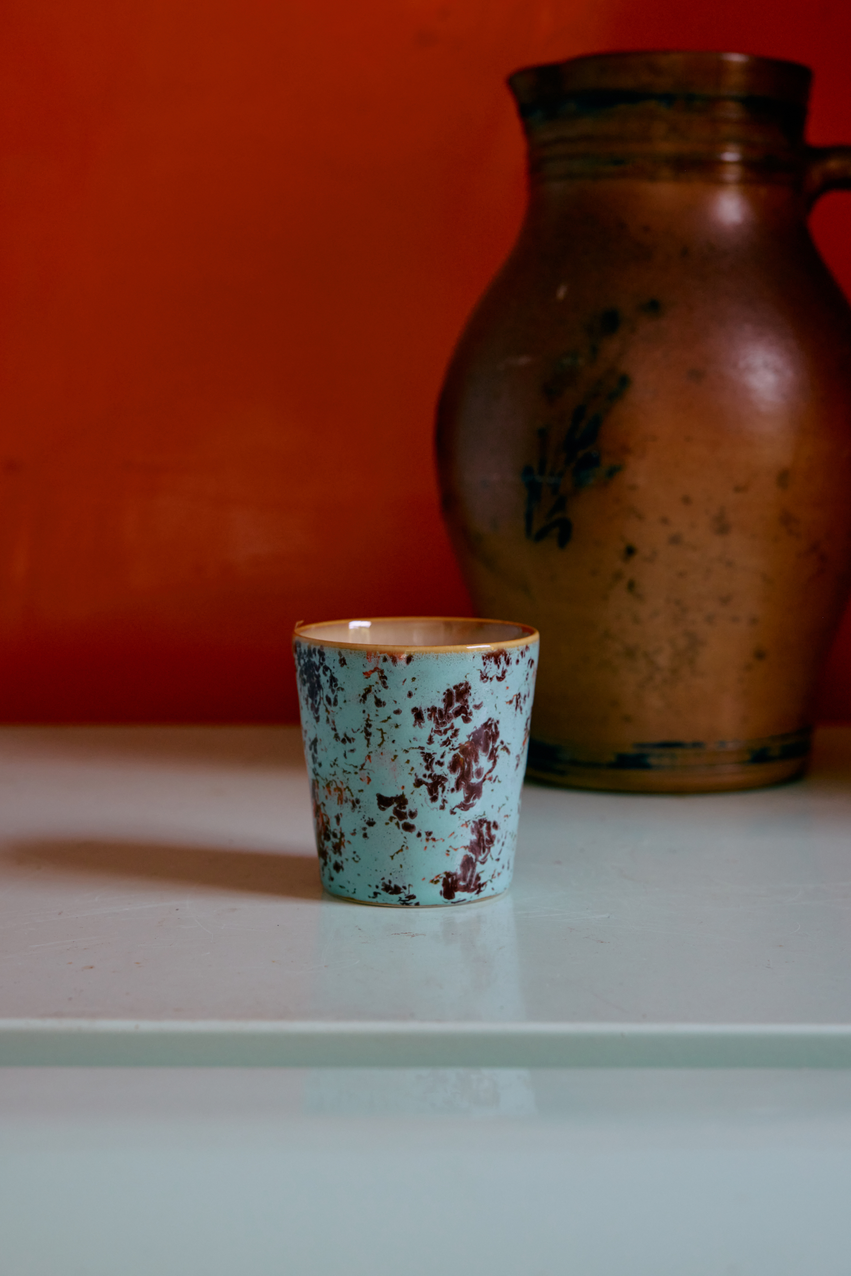 70s ceramics: coffee mug, patina - Image 3