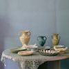 Dining table, pale green, round 130cm - Image 3