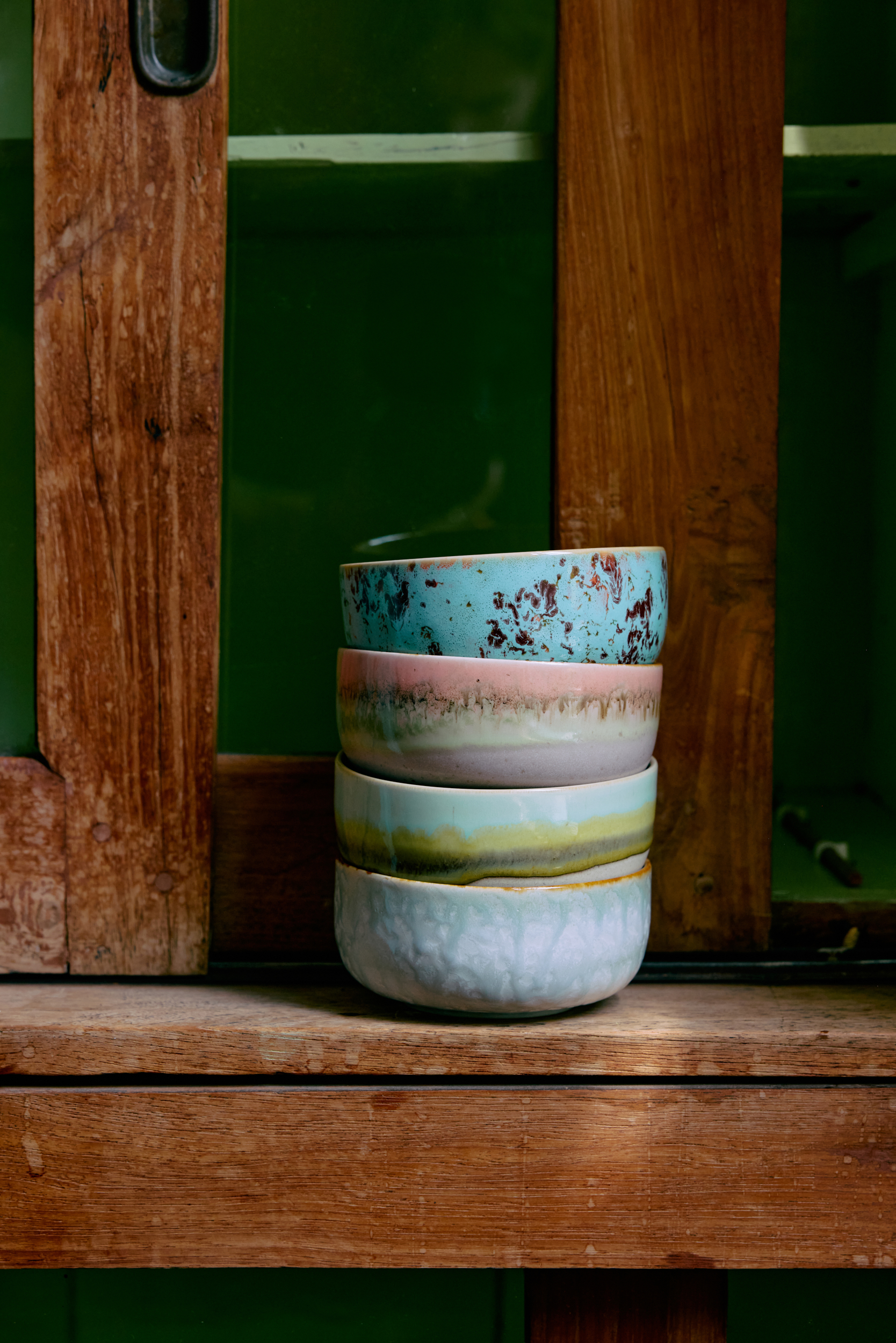 70s ceramics: dessert bowl, petal - Image 4