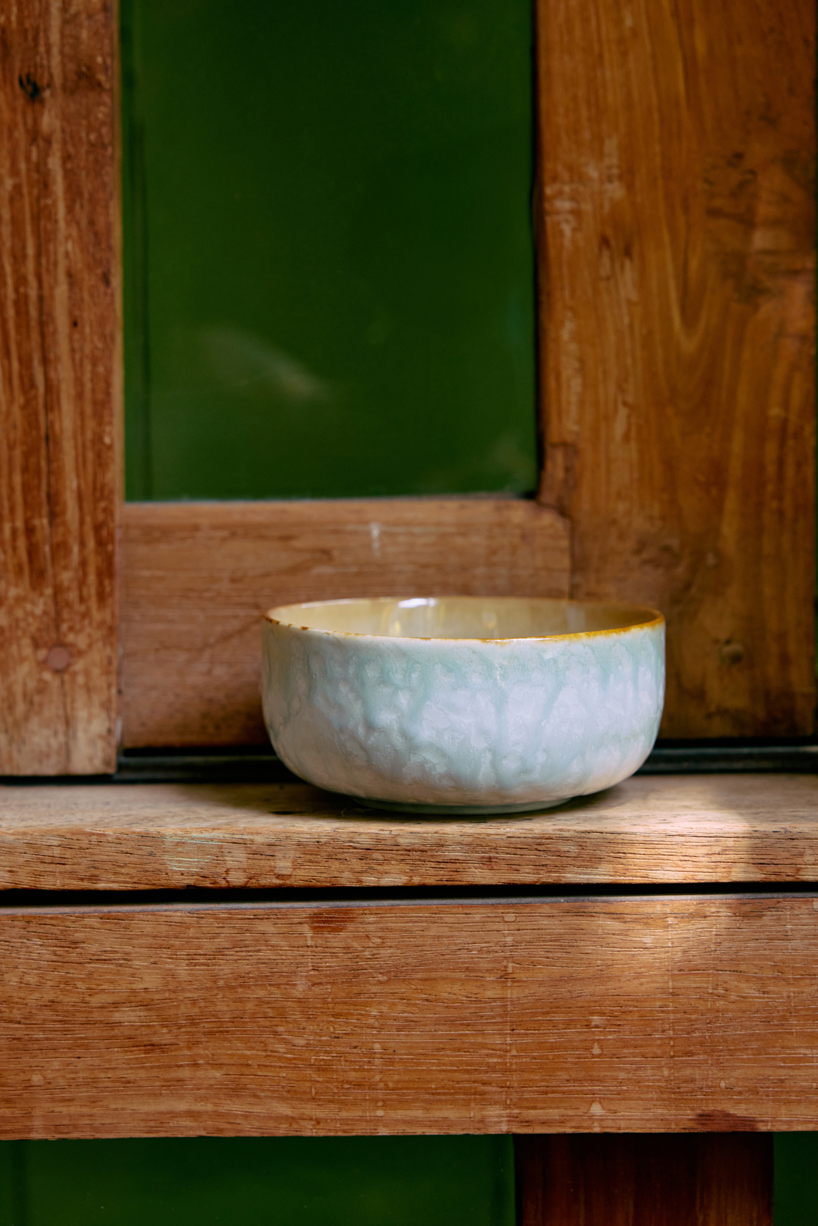 70s ceramics: dessert bowl, petal - Image 3