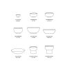 70s ceramics: pasta bowls, golden hour (set of 2) - Image 5