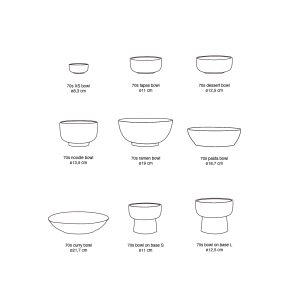 70s ceramics: pasta bowls, golden hour (set of 2) - Image 5