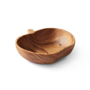 Alternative view of Acacia apple bowl L