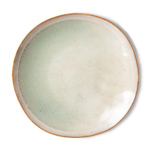 Alternative view of 70s ceramics: side plates, mist (set of 2)