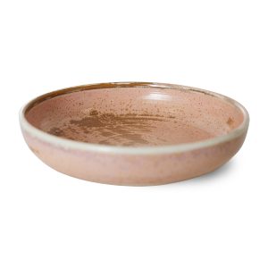 Alternative view of Chef ceramics: deep plate L, rustic pink