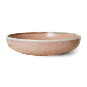 Chef ceramics: deep plate L, rustic pink