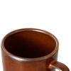 Chef ceramics: cup and saucer, burned orange - Image 3
