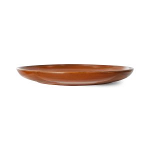 Alternative view of Chef ceramics: side plate, burned orange