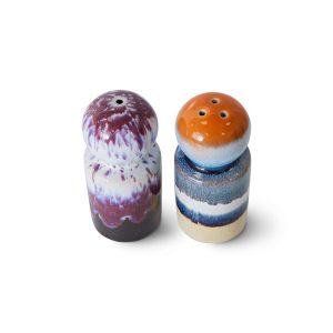 Alternative view of 70s ceramics: pepper & salt jar, stargaze