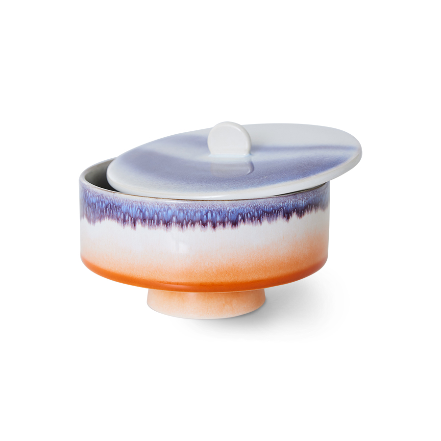 70s ceramics: bonbon bowl, mauve - Image 2